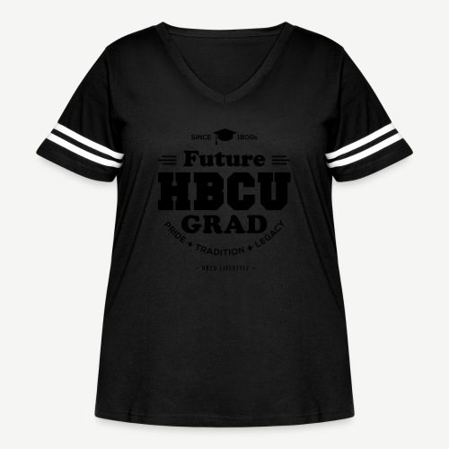 Future HBCU Grad Youth - Women's Curvy Vintage Sports T-Shirt