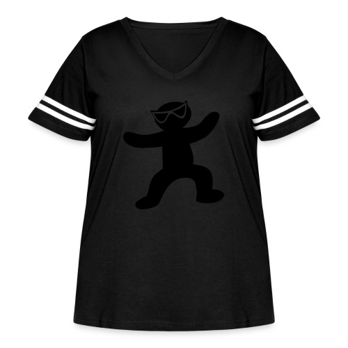 KR9 - Women's Curvy Vintage Sports T-Shirt