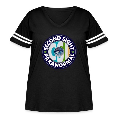 Second Sight Paranormal TV Fan - Women's Curvy Vintage Sports T-Shirt