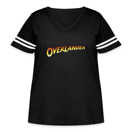 Overlander - Autonaut.com - Women's Curvy V-Neck Football Tee