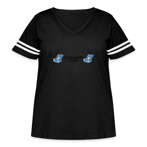 Community Chest - Women's Curvy Vintage Sports T-Shirt