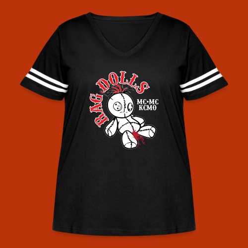 RagDolls - Women's Curvy Vintage Sports T-Shirt