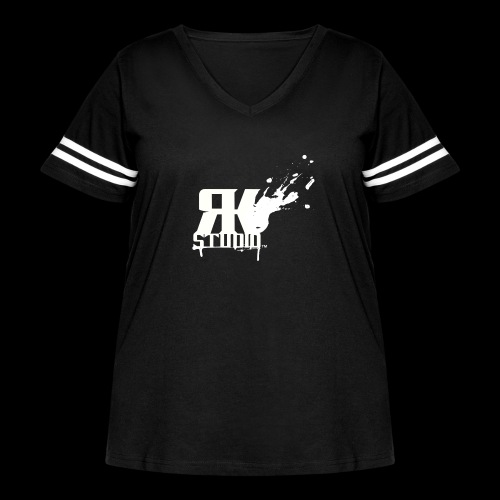 RKStudio White Logo Version - Women's Curvy Vintage Sports T-Shirt
