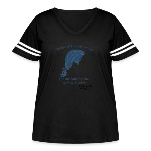 Midsomer Maniacs - Rainbird Funeral Services - Women's Curvy Vintage Sports T-Shirt