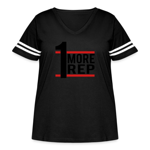 1 More Rep - Women's Curvy Vintage Sports T-Shirt