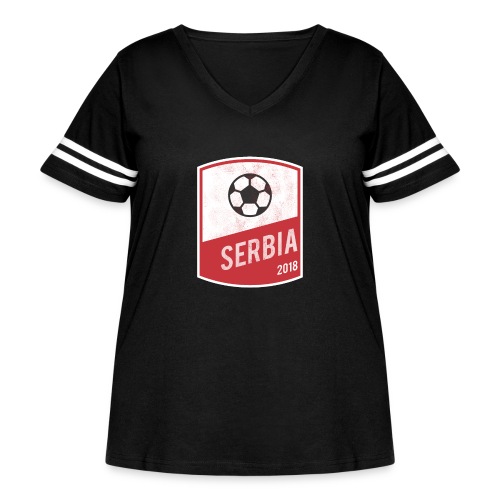 Serbia Team - World Cup - Russia 2018 - Women's Curvy Vintage Sports T-Shirt