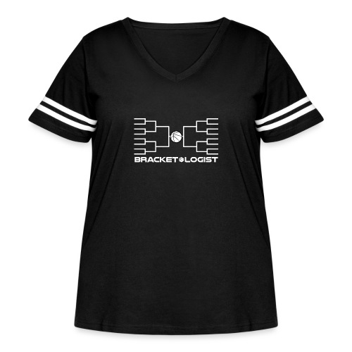 Bracketologist basketball - Women's Curvy Vintage Sports T-Shirt