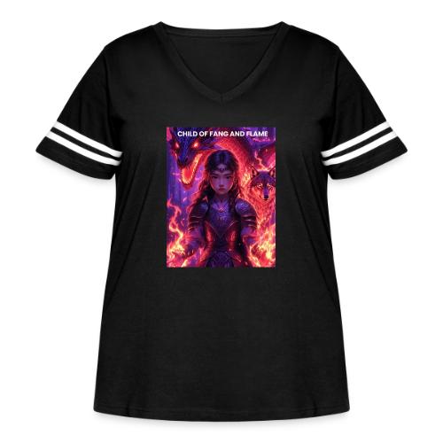 Your paragraph text 20251206 210659 0000 - Women's Curvy V-Neck Football Tee