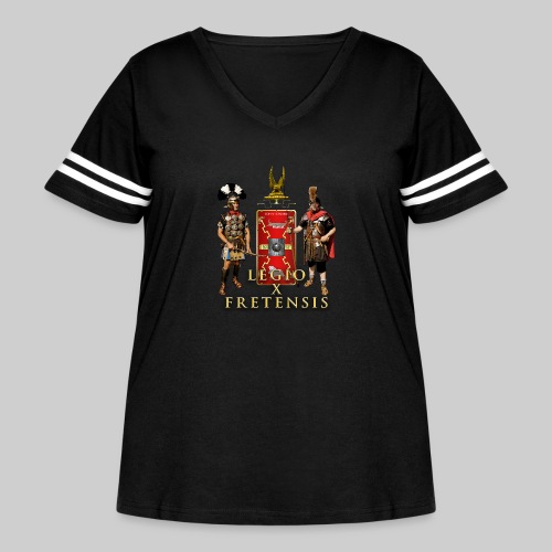 lxf tshirt final - Women's Curvy Vintage Sports T-Shirt