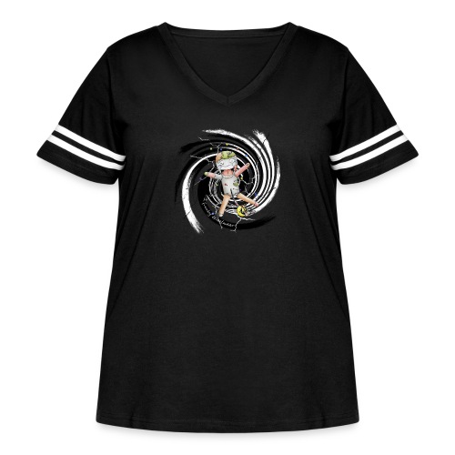 chuckies first dream - Women's Curvy Vintage Sports T-Shirt