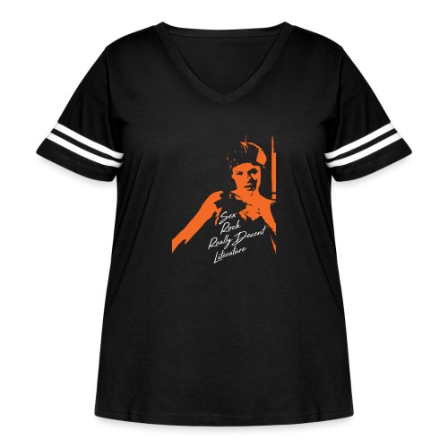 Clare Arnold Shirt - Women's Curvy Vintage Sports T-Shirt