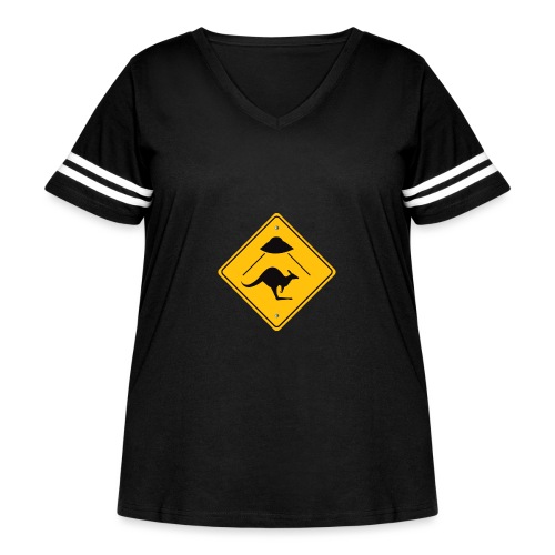 ufo australia - Women's Curvy Vintage Sports T-Shirt