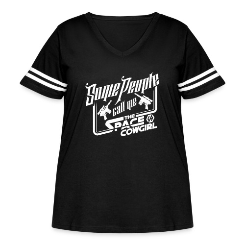 Space Cowgirl - Women's Curvy Vintage Sports T-Shirt