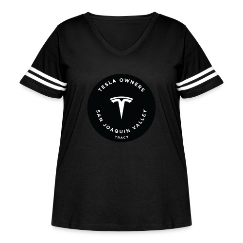 Tracy Tesla - Women's Curvy Vintage Sports T-Shirt