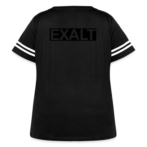 EXALT - Women's Curvy Vintage Sports T-Shirt