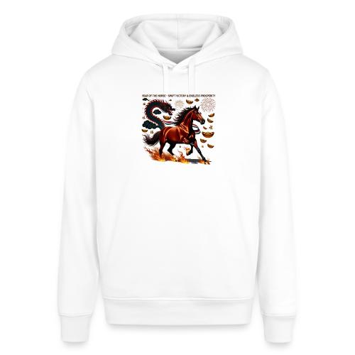 Year of the Horse Victory T Shirt, Lunar New Year - Stanley/Stella Sounder Side Pocket Hoodie