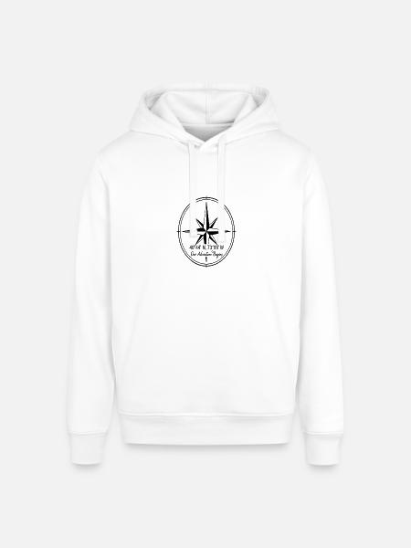 Compass Rose Adventure - Stanley/Stella Sounder Side Pocket Hoodie - white
