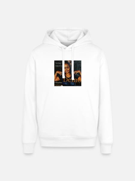 Living in America Portrait Tee - Stanley/Stella Sounder Side Pocket Hoodie - white