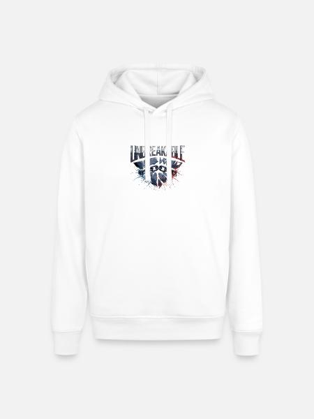 unbreakable - Stanley/Stella Sounder Side Pocket Hoodie - white