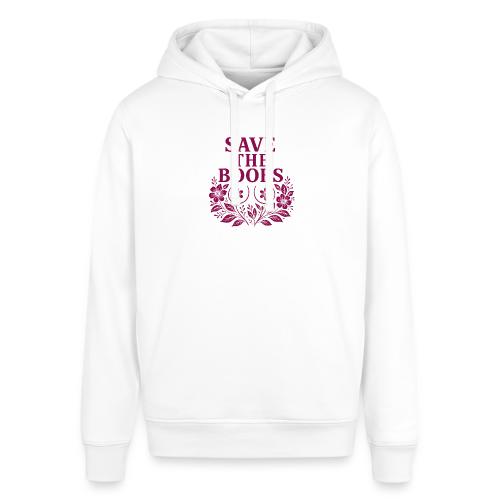 Save the boobs floral - Stanley/Stella Sounder Side Pocket Hoodie