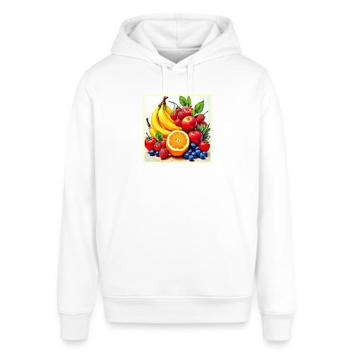 Vibrant Fresh Fruit Delight Design - Stanley/Stella Sounder Side Pocket Hoodie
