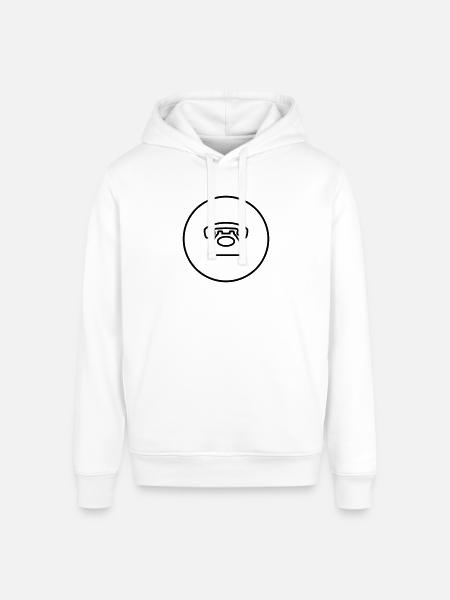 phone - Stanley/Stella Sounder Side Pocket Hoodie - white