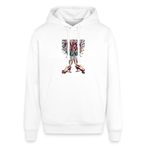 Toasting Hands T-Shirt Confetti Shower Premium - Stanley/Stella Sounder Side Pocket Hoodie