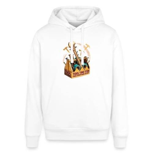Tool Time Titan T Shirt, Funny Dad Gift - Stanley/Stella Sounder Side Pocket Hoodie