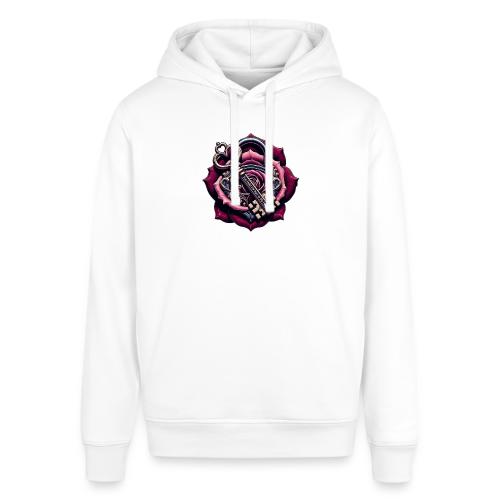 You Hold the Key to My Heart Rose Lock T-Shirt - Stanley/Stella Sounder Side Pocket Hoodie