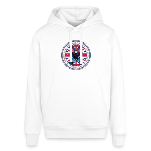 England Lion Emblem T Shirt, Flag Pride Gift - Stanley/Stella Sounder Side Pocket Hoodie