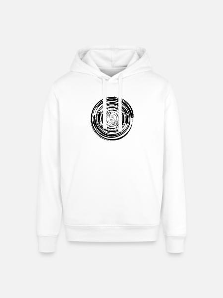 Abstract Vortex 17 - Stanley/Stella Sounder Side Pocket Hoodie - white