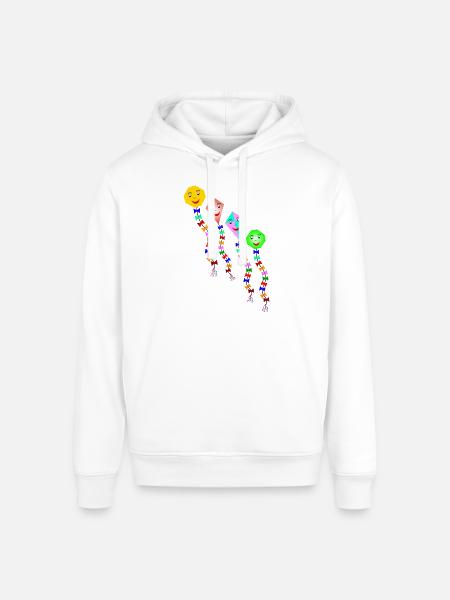 kites - Stanley/Stella Sounder Side Pocket Hoodie - white