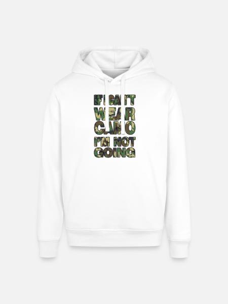 camo - Stanley/Stella Sounder Side Pocket Hoodie - white
