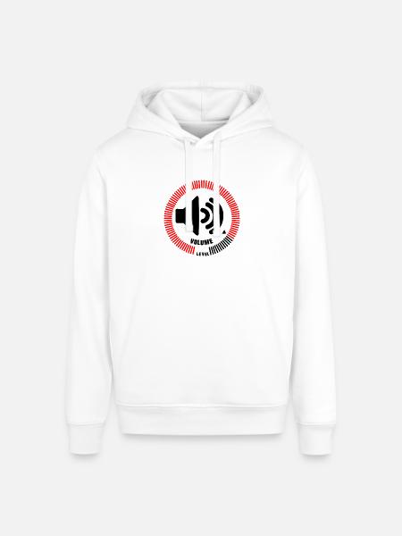 Volume Level - Stanley/Stella Sounder Side Pocket Hoodie - white