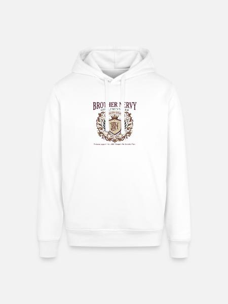 Brother Nervy Gentlemen's Club - Stanley/Stella Sounder Side Pocket Hoodie - white