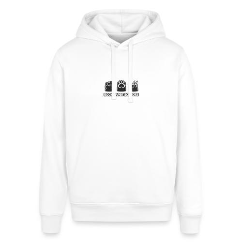 Playful Dog Paw Rock Paper Scissors - Stanley/Stella Sounder Side Pocket Hoodie