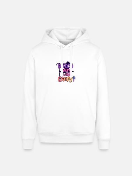 Witch Way to the Candy - Stanley/Stella Sounder Side Pocket Hoodie - white