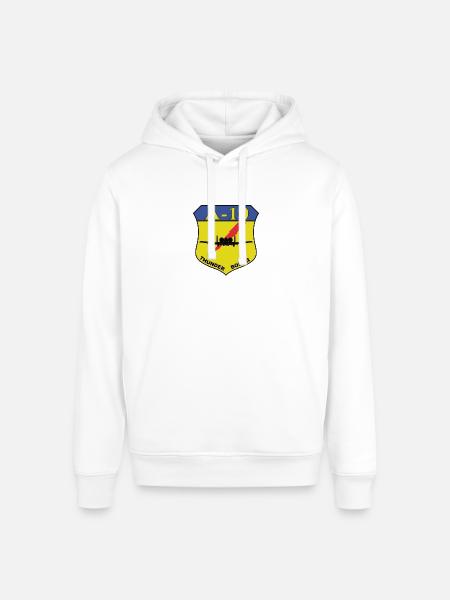 A-10 Thunderbolt II Shield - Stanley/Stella Sounder Side Pocket Hoodie - white