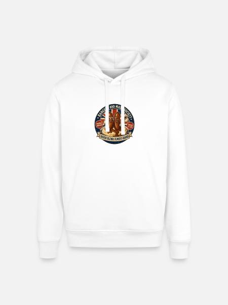 Bangers and Mash Society - Stanley/Stella Sounder Side Pocket Hoodie - white