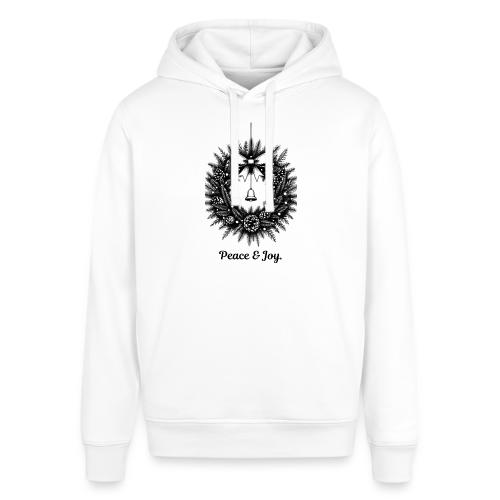 Peace & Joy T-Shirt | Minimalist Elegant Christmas - Stanley/Stella Sounder Side Pocket Hoodie