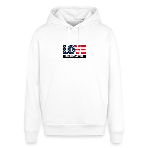 Love Kindergarten Patriotic Graduation - Stanley/Stella Sounder Side Pocket Hoodie