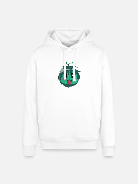 Cute alien anime style - Stanley/Stella Sounder Side Pocket Hoodie - white