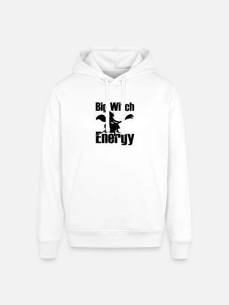Big Witch Energy - Stanley/Stella Sounder Side Pocket Hoodie - white