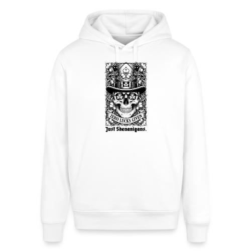 Salty Shamrock Skull T-Shirt - Stanley/Stella Sounder Side Pocket Hoodie