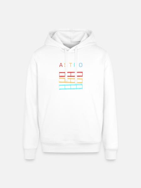Astrophotography Telescope - Stanley/Stella Sounder Side Pocket Hoodie - white