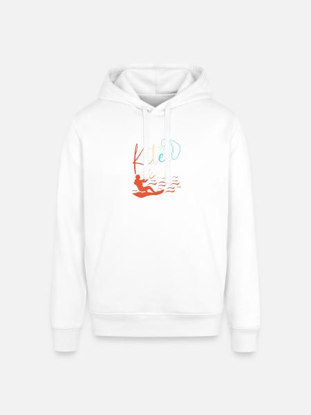Kitesurfing Kite Water Sports - Stanley/Stella Sounder Side Pocket Hoodie - white