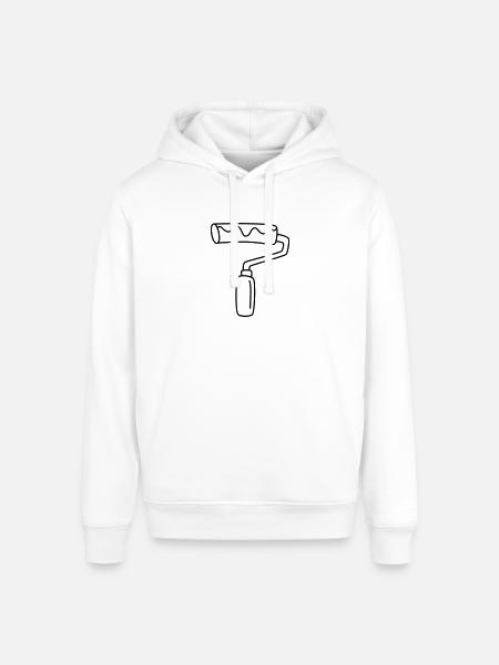 paint roller - Stanley/Stella Sounder Side Pocket Hoodie - white