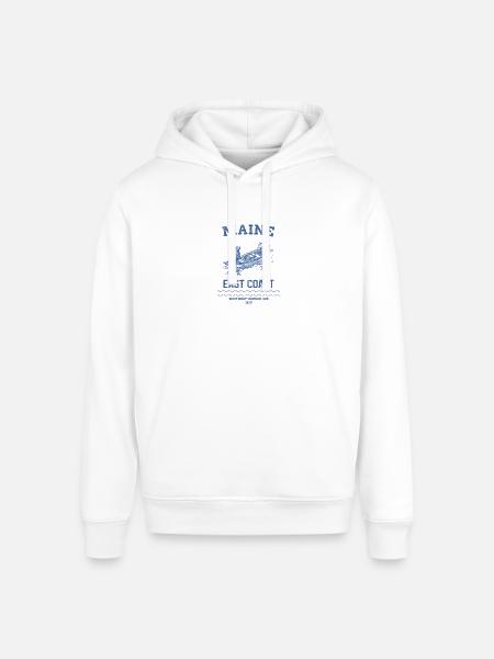 east_coast_boothbay - Stanley/Stella Sounder Side Pocket Hoodie - white