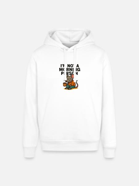 MOUSE - Stanley/Stella Sounder Side Pocket Hoodie - white