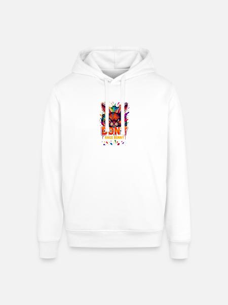 Rage_Bunny - Stanley/Stella Sounder Side Pocket Hoodie - white